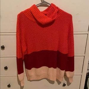 Sparkly pink sweater!